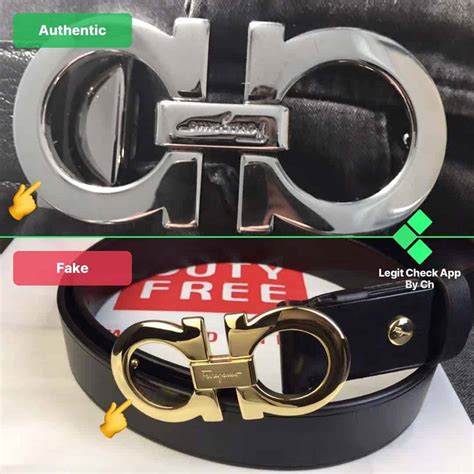 are silver ferragamo belts fake|ferragamo belt authentic check.